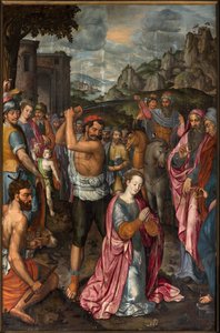 Pfarrkirche (Parochiekerk Sint-Walburga). Triptychon.