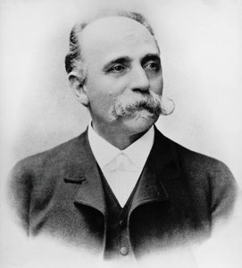 Porträt von Bartolomeo Emilio Camillo Golgi (1843-1926), italienischer Wissenschaftler und Arzt, Nobelpreis für Medizin 1906, Fotografie von William Walcutt