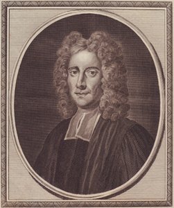 Porträt des englischen Philosophen Samuel Clarke (1675-1729), Kupferstich von John Goldar (1729-1795) nach einem Gemälde von Gibson von William Walcutt