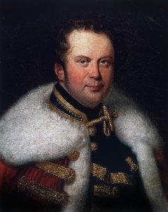 Porträt von Franz Brunsvik (1777-1849), slowakischer Cellist und Direktor des Stadttheaters in Budapest von William Walcutt