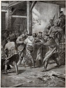 Russische Gefangene während des Ersten Weltkriegs von Ferdinand Georg Waldmuller