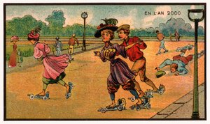 Rollschuhe, um 1910