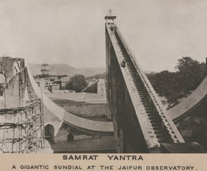 Samrat Yantra im Observatorium von Jaipur, Indien von Frederick (attr. to) Barnard