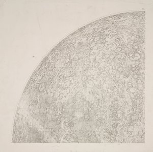 Südost-Quadrant der Beer & Madler Mondkarte