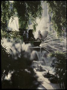 Neptunbrunnen, Cheltenham, um 1910