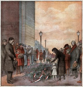 Grab des unbekannten Soldaten in Paris von John Pardon