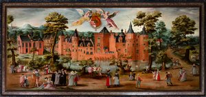 Rathaus von Zottegem (Stadhuis). Gemälde. von . .