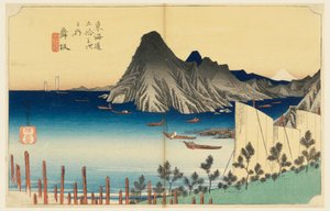 Maisaka, Imaki Point, in Die Dreiundfünfzig Stationen der Tokaido-Straße von Hiroshige