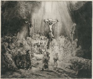 Christus gekreuzigt zwischen den beiden Dieben (Die drei Kreuze)