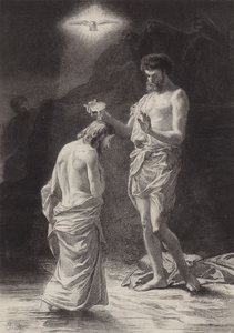 Taufe Christi von after Albert Robida