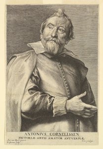 Porträt von Anthony Cornelissen, aus den Icones Principum Virorum