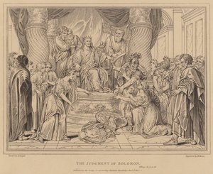 Das Urteil Salomos, 1 Könige von after Antoine Coypel