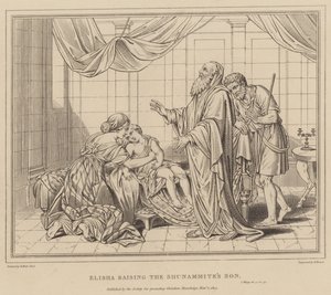 Elisa erweckt den Sohn der Schunemiterin, 2 Könige