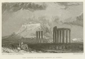 Der Tempel des Jupiter Olympus in Athen