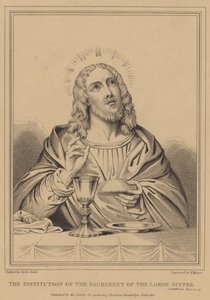 Die Einsetzung des Abendmahls, Korinther von after Carlo Dolci