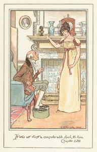 Illustration zu Jane Austens Emma von after Charles Edmund Brock