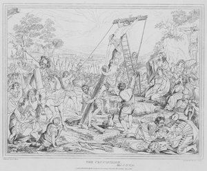 Die Kreuzigung, Matthäus von after Charles Le Brun