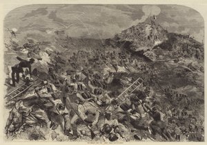Der Angriff auf das Große Redan von after Edmond Morin