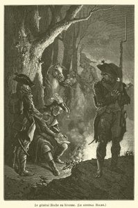 General Hoche im Biwak, General Hoche von after Emile Antoine Bayard