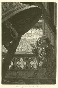 Paris im fünfzehnten Jahrhundert, Victor Hugo von after Emile Antoine Bayard