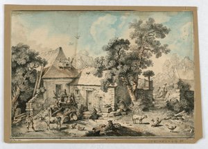 Sitzender Schäfer von after Francois Boucher