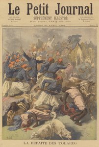 Die Niederlage der Tuareg von after Frederic Theodore Lix