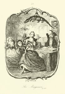 Illustration für Peregrine Pickle von Tobias Smollett von after George Cruikshank