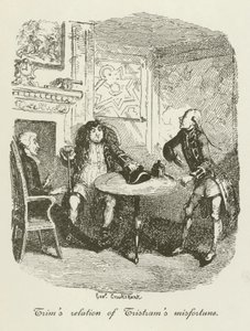 Illustration für Tristram Shandy von after George Cruikshank