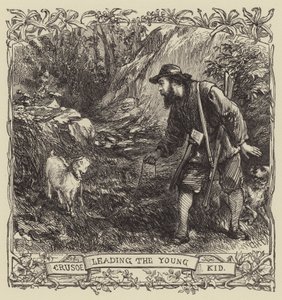 Robinson Crusoe von after George Housman Thomas