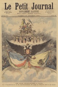 Feierlichkeiten zur Erinnerung an das französisch-russische Bündnis in Paris von after Henri Meyer