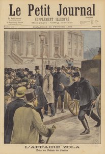 Emile Zola im Palais de Justice von after Henri Meyer