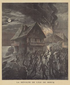 Aufstand auf der Insel Sark von after Henri Meyer
