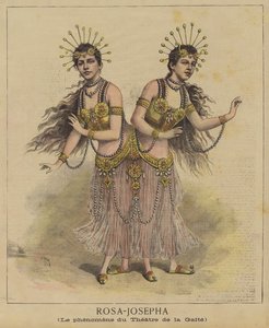 Siamesische Zwillinge von after Henri Meyer