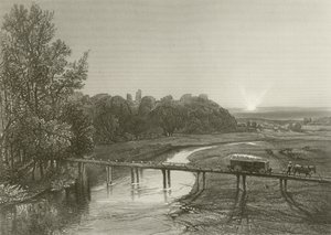 Tutbury Castle von Henry after Warren
