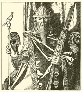 König Mark von Cornwall von after Howard Pyle