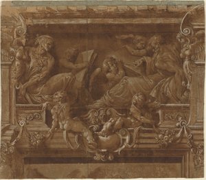 Prophet und Sibylle von after Jacopo Zanguidi Italian 16th Century called Bertoia