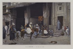 Eine Straße in Kairo