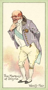 Der Marquis von Steyne, Jahrmarkt der Eitelkeiten (Chromolitho)