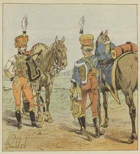 Adjutanten, Des Generalmajors, Des Marschalls von after Louis Charles Bombled