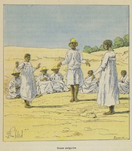 Madagassischer Tanz von after Louis Charles Bombled