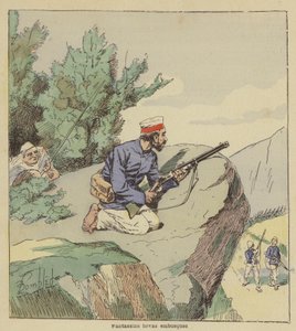 Hovas-Infanteristen im Hinterhalt