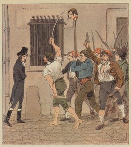Ich war einer Gruppe hässlicher Männer begegnet, die einen Kopf auf einer Pike trugen