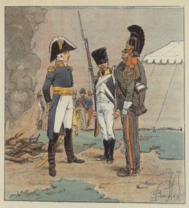 Marschall Augereau, Herzog von Castiglione von after Louis Charles Bombled