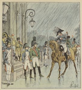 Die beiden Kaiser wurden wegen ihm nass von after Louis Charles Bombled