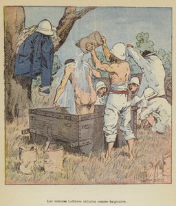 Die als Badewannen genutzten Lefebvre-Wagen von after Louis Charles Bombled