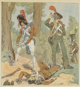 Italienische Truppen, Piemontesische Legion, Schlachtinfanterie, 1806, Italienische Legion, 1800
