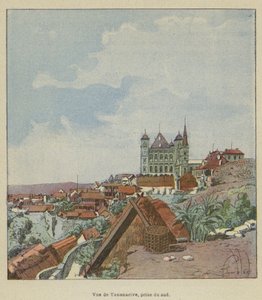 Ansicht von Tananarive, vom Süden aus gesehen