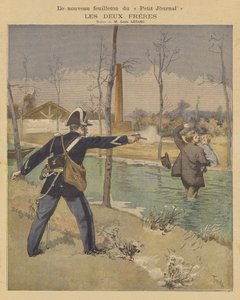 Die zwei Brüder von after Oswaldo Tofani