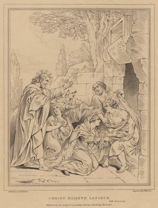 Christus erweckt Lazarus, Lukas von after Peter Paul Rubens