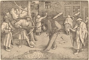 Die Maskerade von Ourson und Valentin von after Pieter Bruegel the Elder